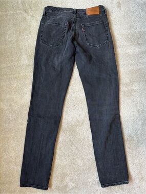 Levi’s Men's Black Slim Straight Jeans - 511 size 30 x 34